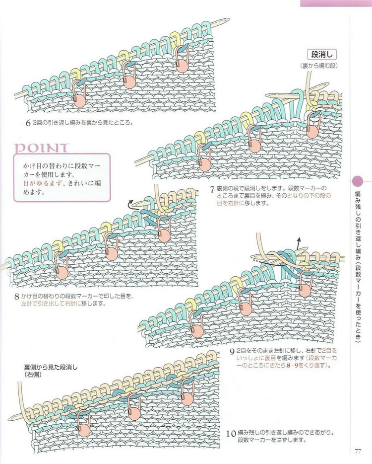 日文 棒針編織基礎大全  (2) - 紫蘇 - 紫蘇的博客