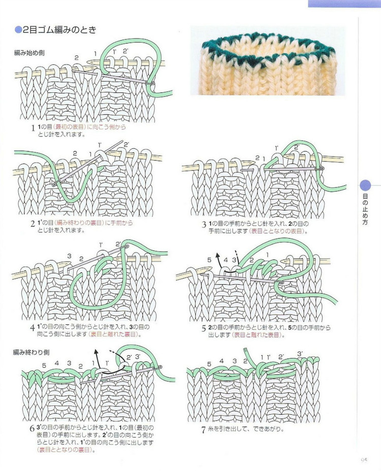 日文 棒針編織基礎大全  (2) - 紫蘇 - 紫蘇的博客