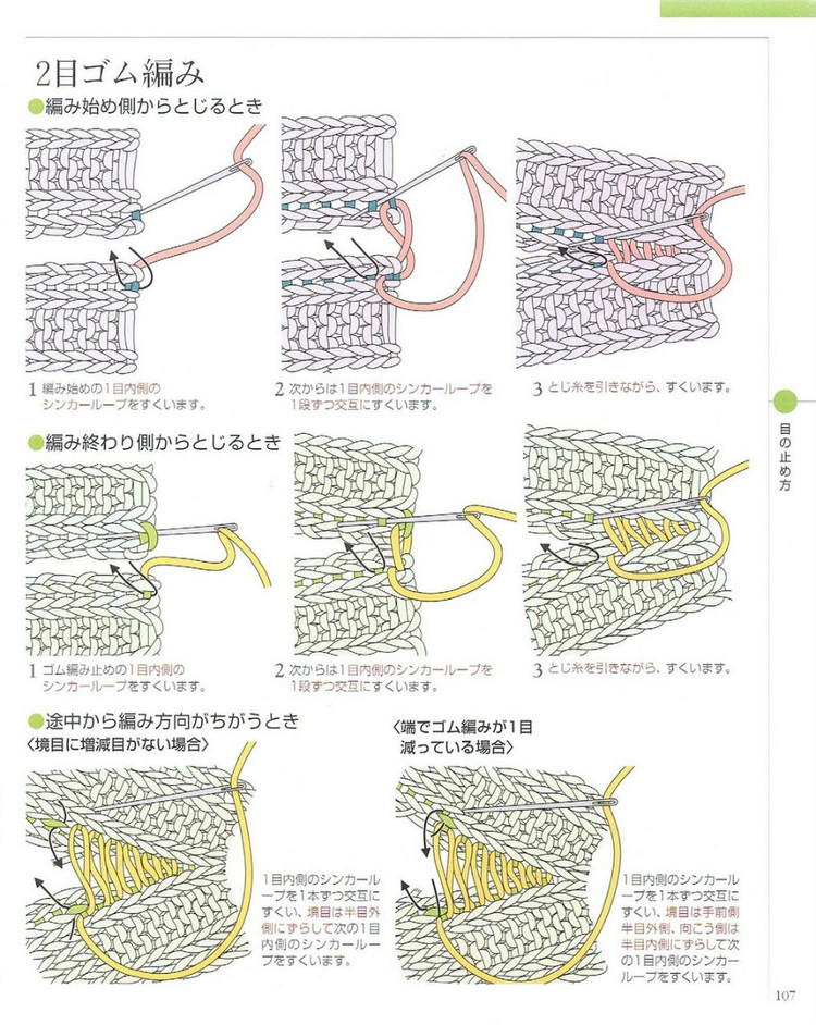 日文 棒針編織基礎大全  (2) - 紫蘇 - 紫蘇的博客