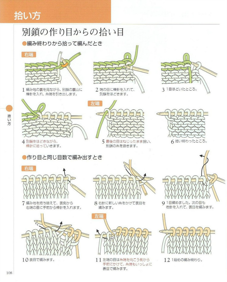 日文 棒針編織基礎大全  (2) - 紫蘇 - 紫蘇的博客