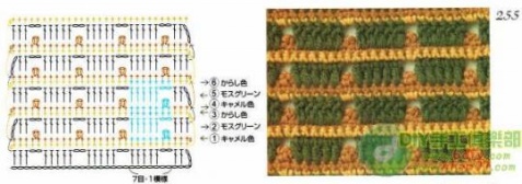 【轉載】雙色線鉤織花樣 - A-Lin林 - A-Lin的手工博客