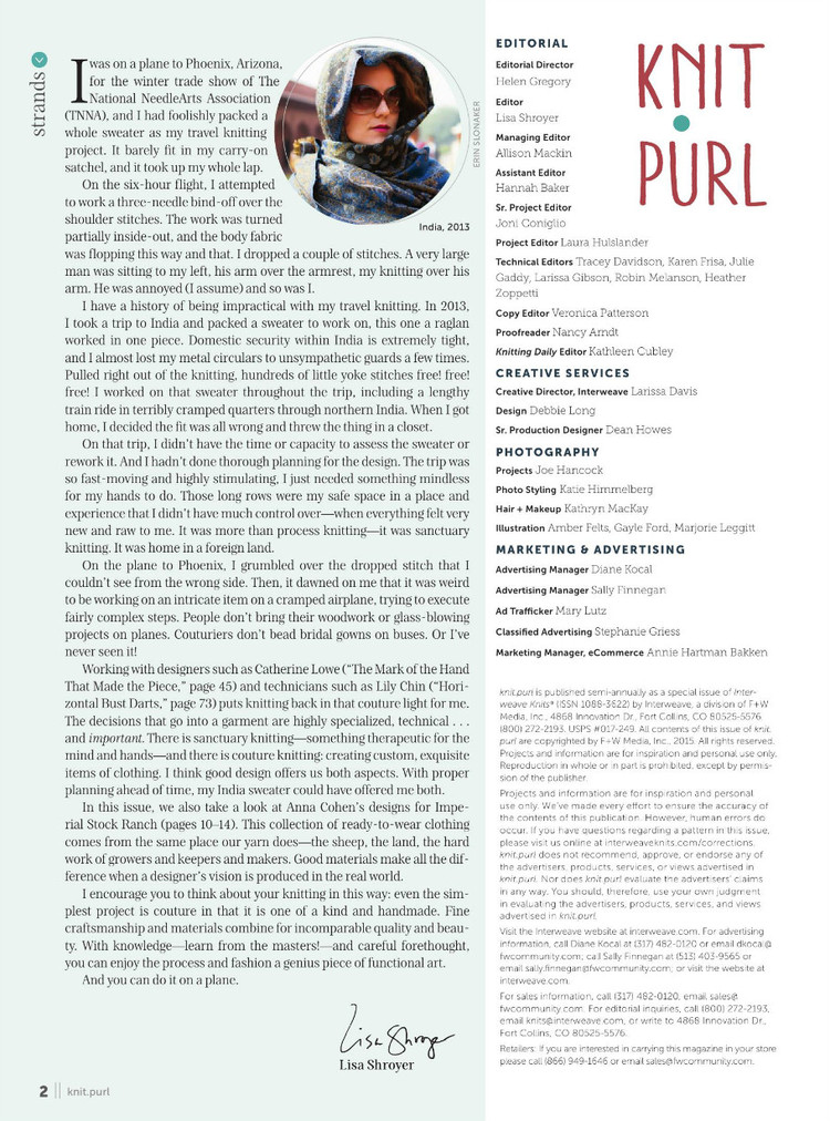 Knit. Purl Spring-Summer 2016 - 輕描淡寫 - 輕描淡寫