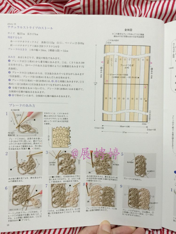 展娉婷高清下載：河合真弓かぎ針あみのショールとストール30―パイナップルあみがいっぱい - 展娉婷 - 展娉婷的鉤針世界