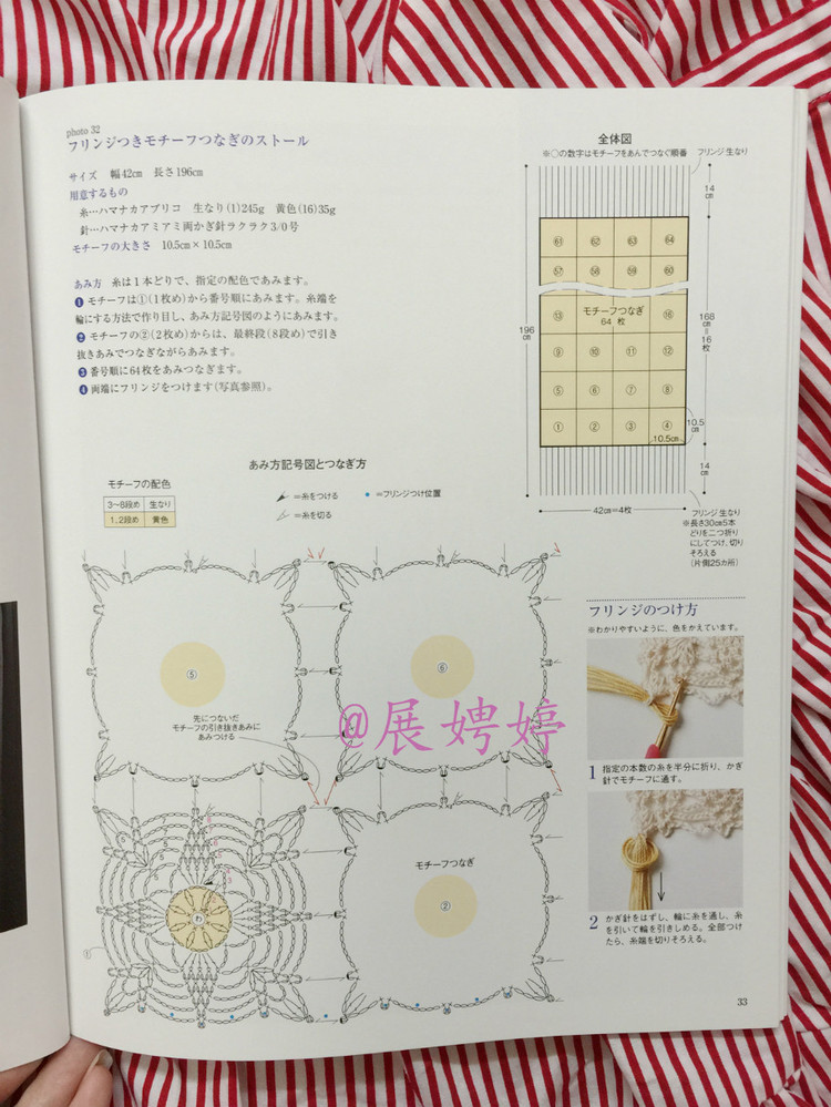 展娉婷高清下載：河合真弓かぎ針あみのショールとストール30―パイナップルあみがいっぱい - 展娉婷 - 展娉婷的鉤針世界