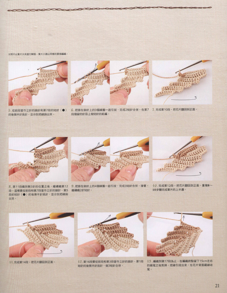 Lady DIY series -- 愛爾蘭風蕾絲編織 - 紫蘇 - 紫蘇的博客