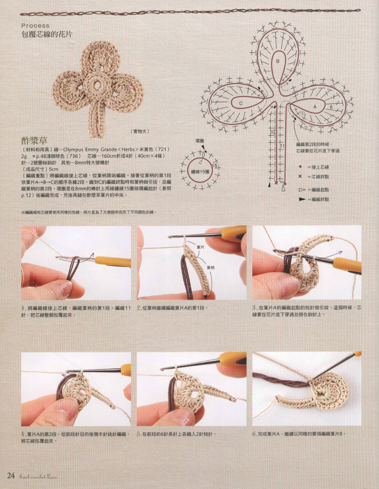 Lady DIY series -- 愛爾蘭風蕾絲編織 - 紫蘇 - 紫蘇的博客