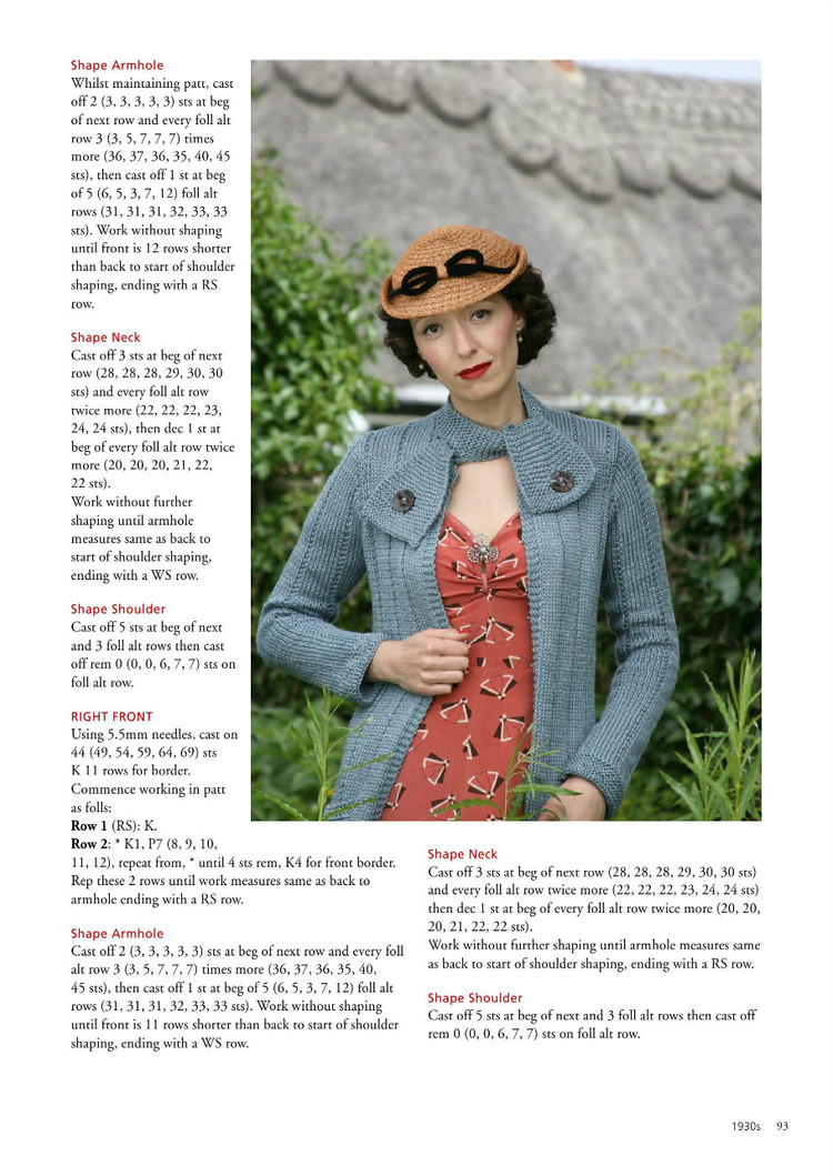 A Stitch in Time :Vintage Knitting Patterns 1930-1959, Vol.2 - 輕描淡寫 - 輕描淡寫