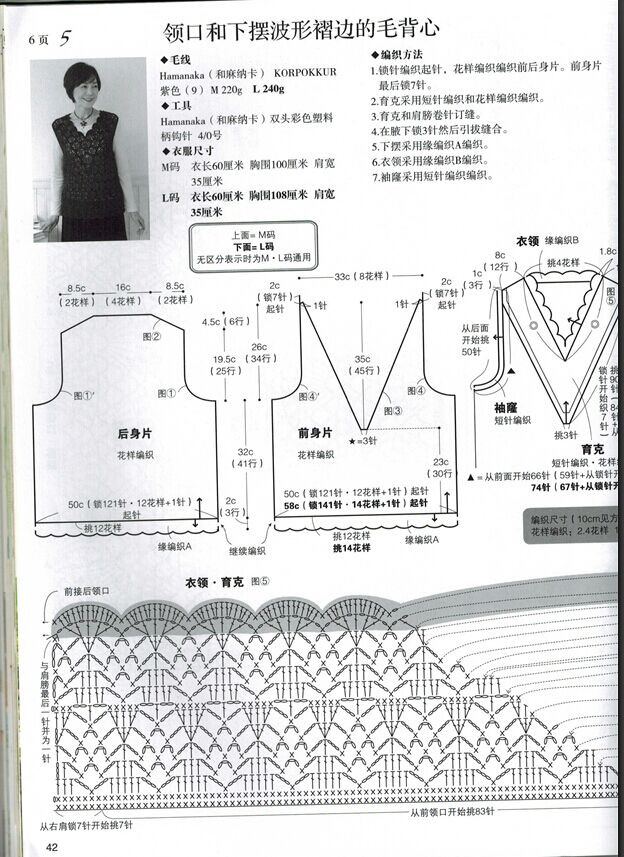 【淺淺淡淡】*雅意—水晶之戀雞心領鉤針套衫 - 淺淺淡淡 - 淺 淺 淡 淡