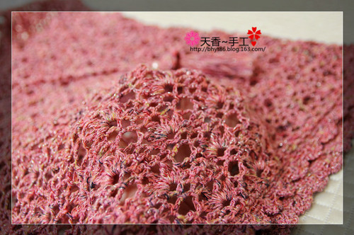 花開~~~羅莎琳達星語--兩片式罩衫--015 - 碧海---纏夢 - 天香手編工作室