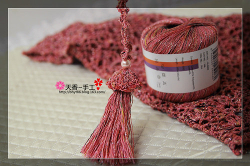 花開~~~羅莎琳達星語--兩片式罩衫--015 - 碧海---纏夢 - 天香手編工作室