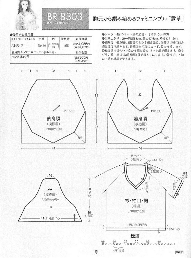 RICH MORE Vol.83 --- 棒針夏裝 - 紫蘇 - 紫蘇的博客
