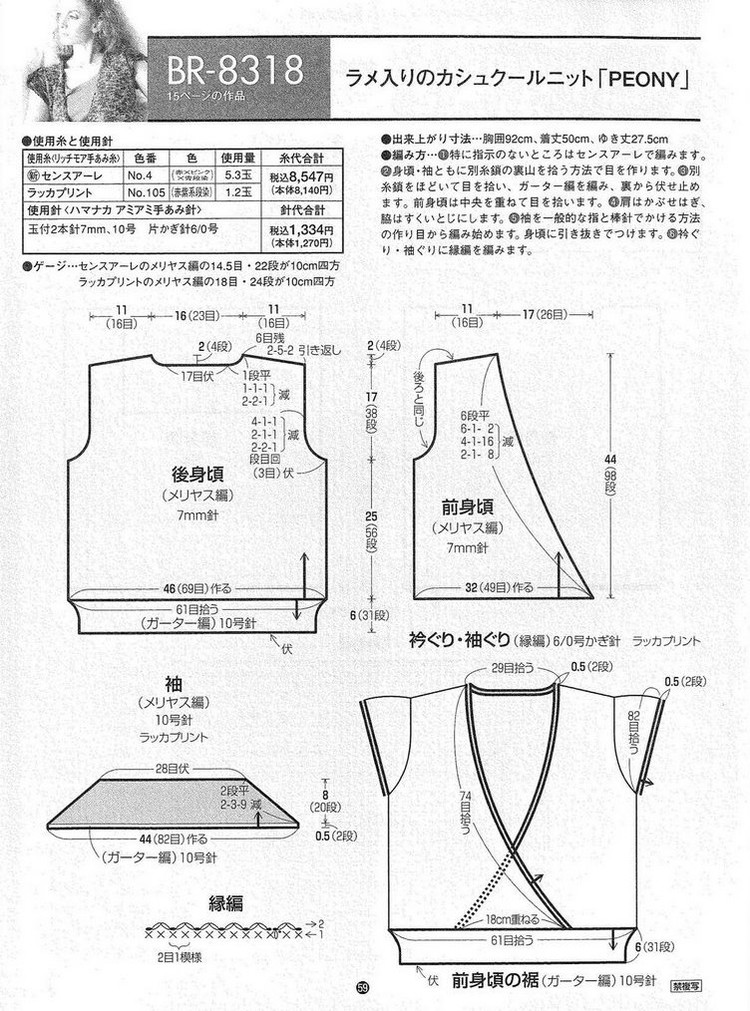 RICH MORE Vol.83 --- 棒針夏裝 - 紫蘇 - 紫蘇的博客