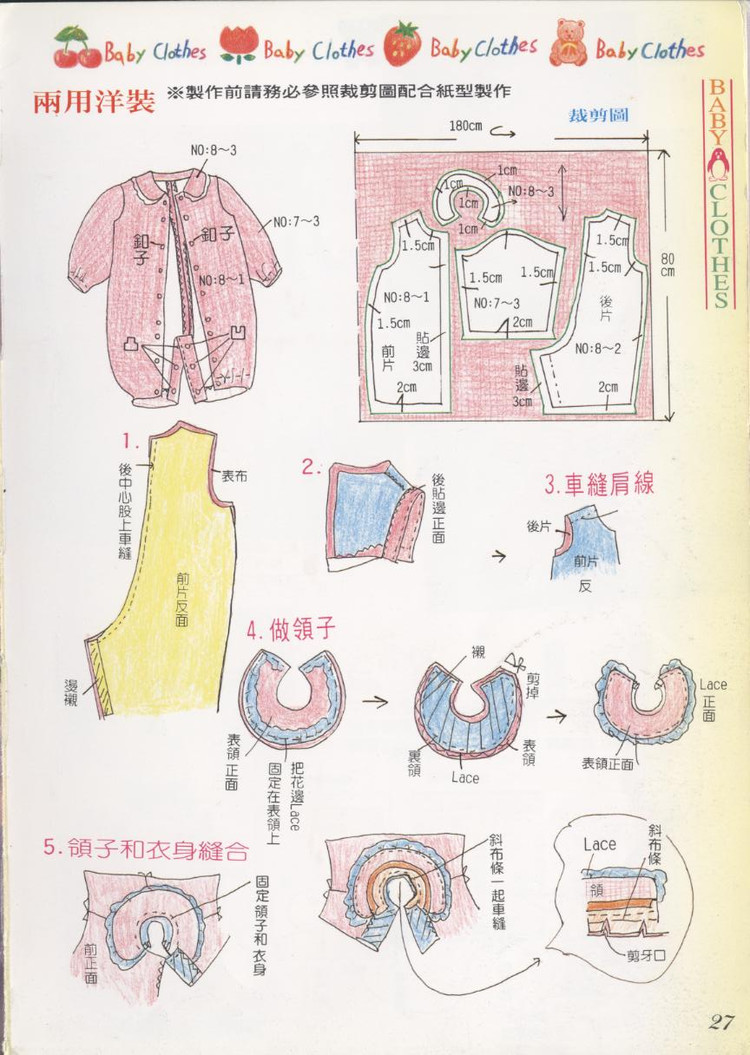 自己做嬰幼兒衣 - 紫蘇 - 紫蘇的博客