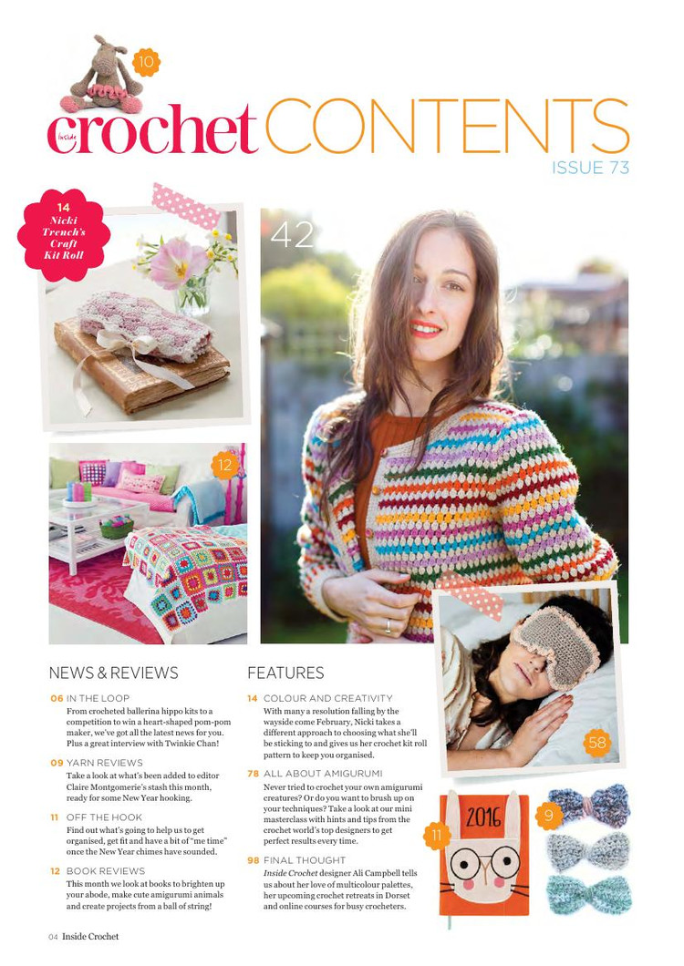 Inside Crochet  Issue 73 2016 - 輕描淡寫 - 輕描淡寫