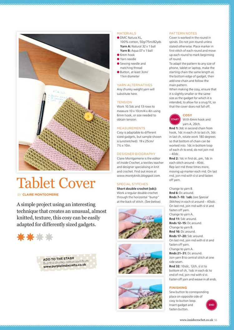 Inside Crochet  Issue 73 2016 - 輕描淡寫 - 輕描淡寫
