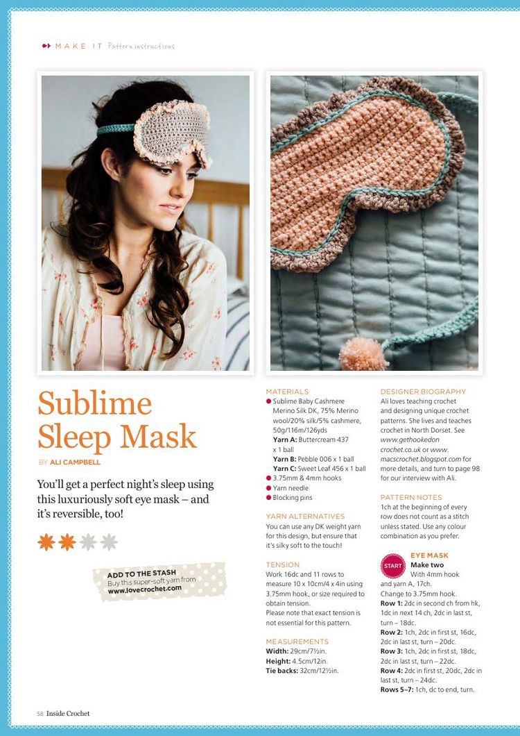 Inside Crochet  Issue 73 2016 - 輕描淡寫 - 輕描淡寫
