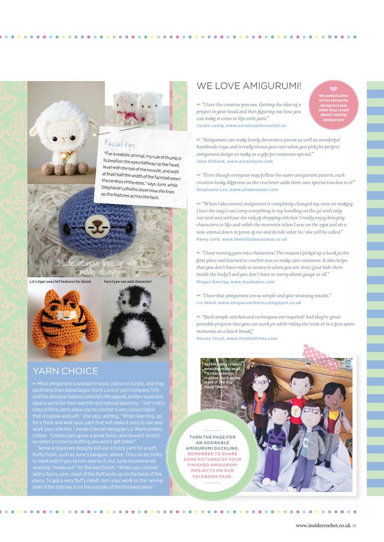 Inside Crochet  Issue 73 2016 - 輕描淡寫 - 輕描淡寫