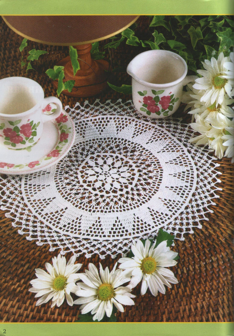 Вязание крючком №6 2013 桌布 花邊 - 紫蘇 - 紫蘇的博客