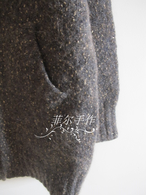 【菲爾手作】大牌開衫季之星爍---中長款韓版開衫（美圖+女兒秀) - 菲爾 - 菲爾的編織博客