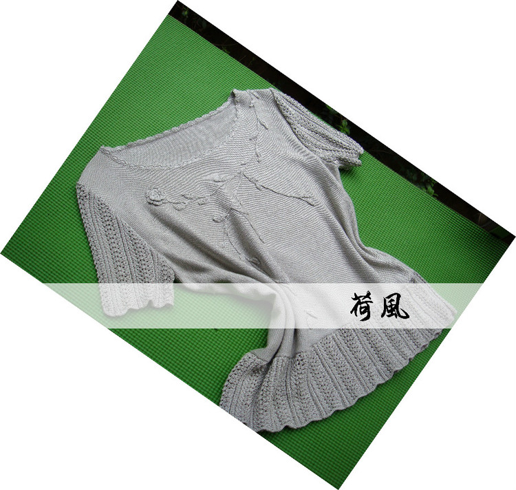 半夏——真絲蕾絲短袖 - 七月.荷風 - 水殿風來