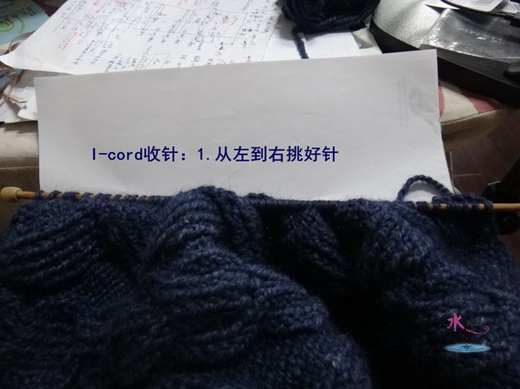 水若的豆殼I-cord方法收針 - li98929 - 老妖兒的博客