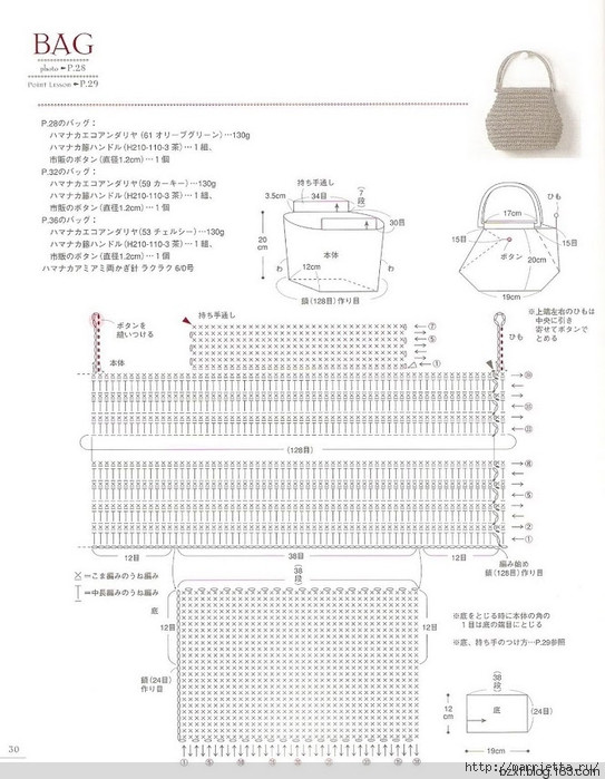 包包上的鉤針花朵100種 - 編織幸福 - 編織幸福的博客