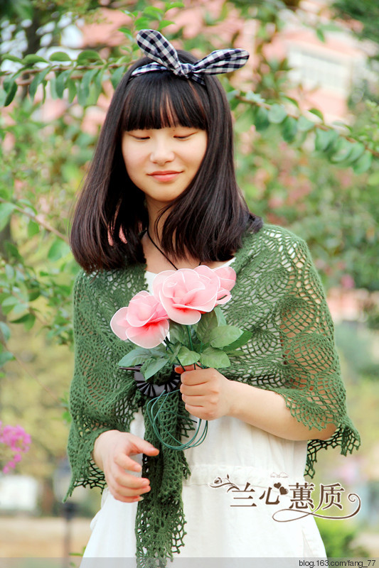 我也滿天星~~022號色羊絨菠蘿披肩（蘭心蕙質2015） - 蘭心蕙質 - 蘭心蕙質藍云海