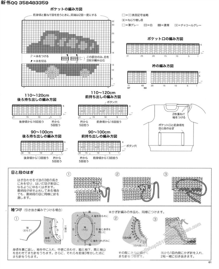 [日]兒童DIY教程かわいいキッズの手編みニット - 壹一 - 壹一的博客